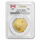 2025 Canada 1 oz Gold Maple Leaf MS-69 PCGS