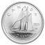 2025 Canada 1 oz Silver 10-Cent Tribute: W Mint Mark Bluenose