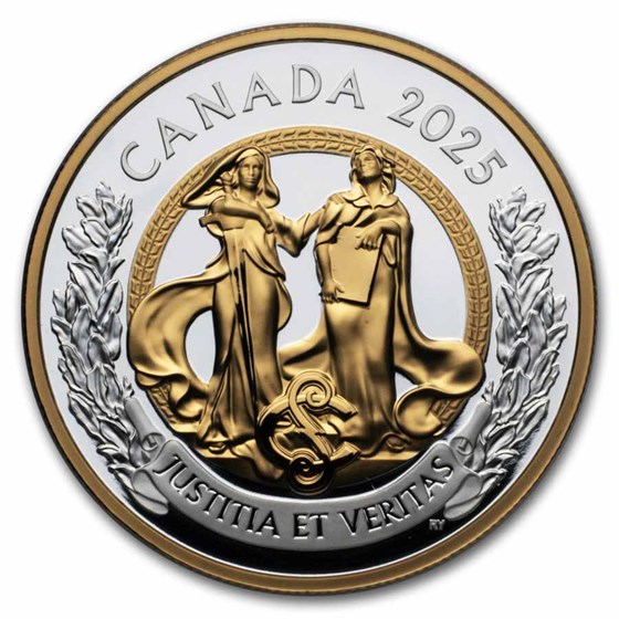2025 Canada 1 oz Silver $20 Allegory of Justice and Truth 2025 Canada 1 oz Silver $20 Allegory of Justice and Truth