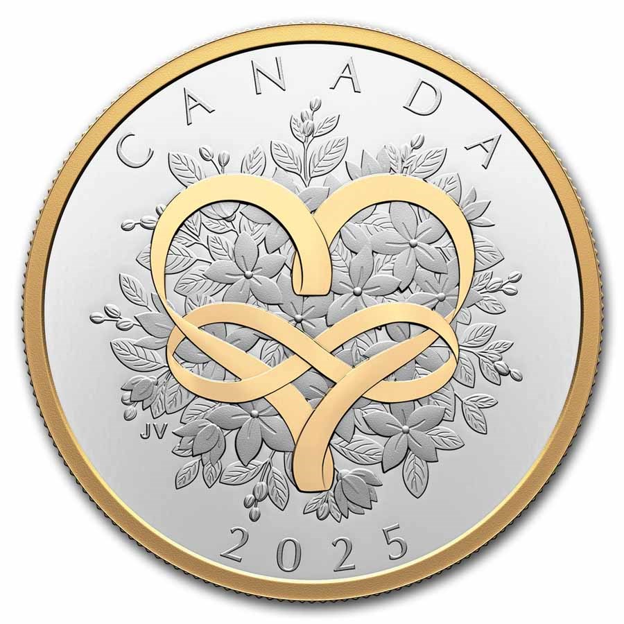 2025 Canada 1 oz Silver $20 Celebrate Love