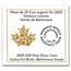 2025 Canada 1 oz Silver $20 Colorful Birds: Baltimore Oriole