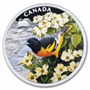 2025 Canada 1 oz Silver $20 Colorful Birds: Baltimore Oriole