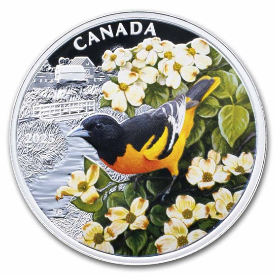 2025 Canada 1 oz Silver $20 Colorful Birds: Baltimore Oriole 2025 Canada 1 oz Silver $20 Colorful Birds: Baltimore Oriole