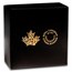 2025 Canada 1 oz Silver $20 Gilded Elegant Maple