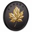 2025 Canada 1 oz Silver $20 Gilded Elegant Maple