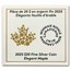 2025 Canada 1 oz Silver $20 Rhodium-Plated Elegant Maple