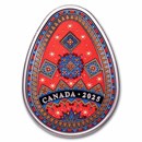 2025 Canada 1 oz Silver $20 Traditional Pysanka