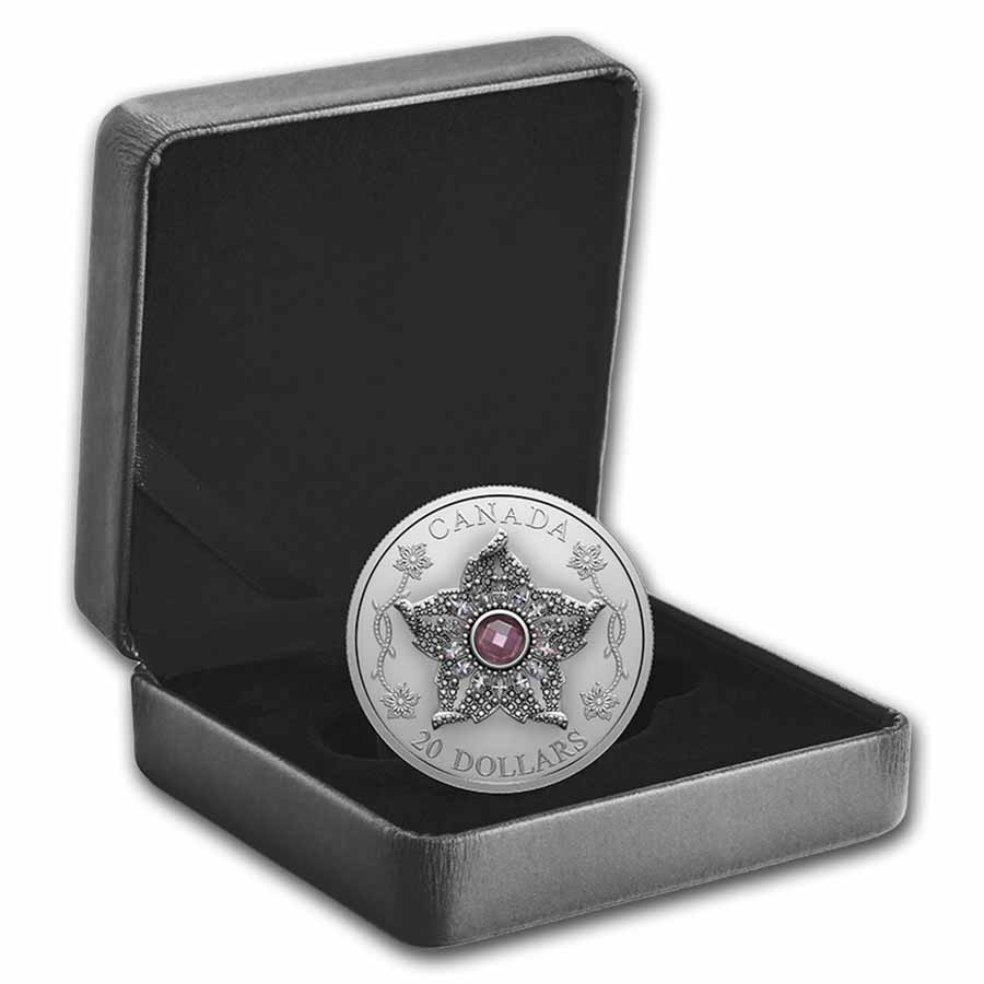 Buy 2025 Canadian 1 oz Silver Williamson Diamond Brooch | APMEX