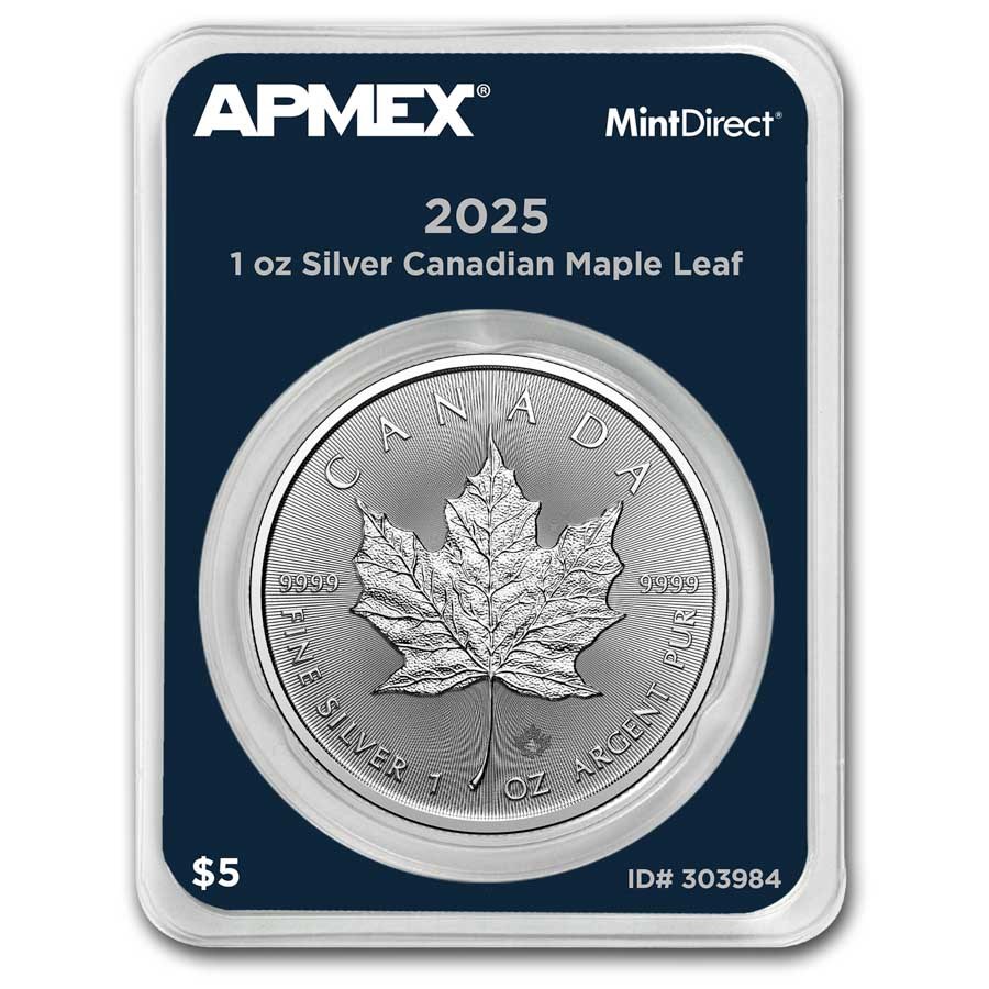2025 Canada 1 oz Silver Maple Leaf (MintDirect® Single)