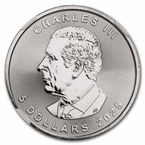 Buy 2025 Canadian 1 oz Silver Maple Leaf Gem BU | APMEX