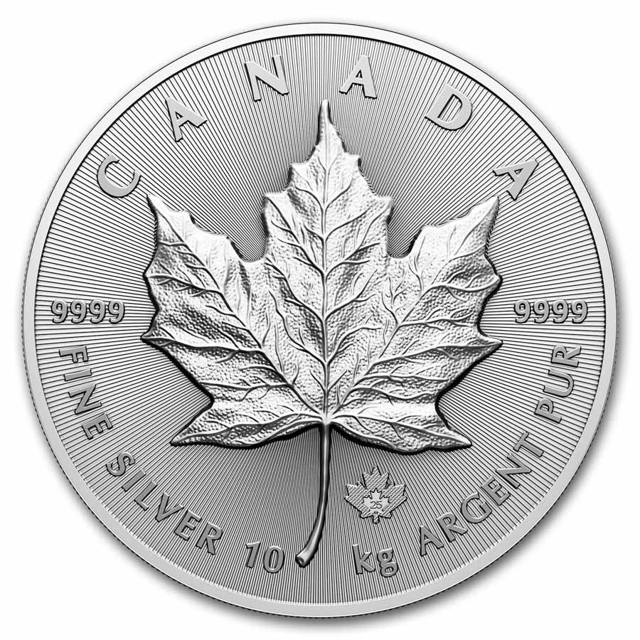 2025 Canada 10 kilo Silver $1,000 Big Silver Maple Leaf