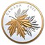 2025 Canada 10 oz Silver $100 Gleaming Maple Leaves Box/COA)
