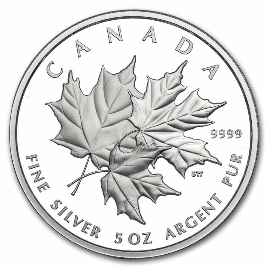 2025 Canada 5 oz Silver $50 Triple Maple Leaf (Box/COA)