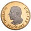 2025 Canada 5 oz Silver Maple Leaves in Motion Yellow Gold Plated