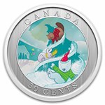 2025 Canada 50-Cent Lenticular Whimsical Holiday Tree