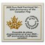 2025 Canada Gold 60th Anniv of the Canadian Flag Fractional Set
