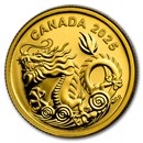 2025 Canada Proof Gold $8 Water Dragon