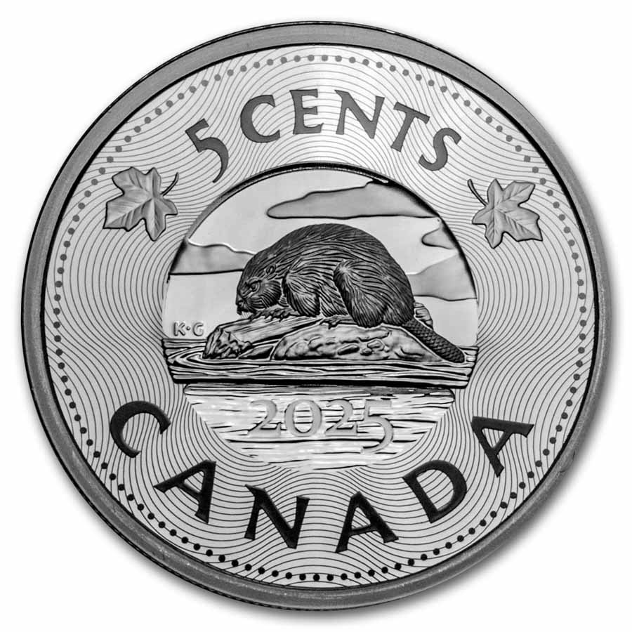 2025 Canada Silver 5-Cent Multilayered Beaver (R&D Lab)