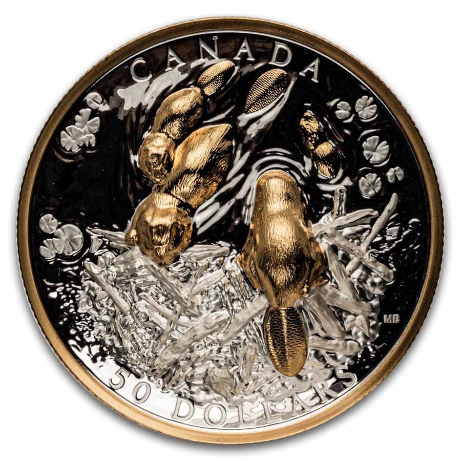 2025 Canada Silver $50 Canadian Symbol: The Beaver (Box/COA)