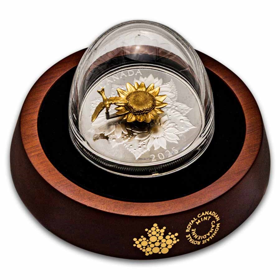 2025 Canada Silver $50 The The Goldfinch and The Bloom