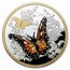 2025 Canada Silver Murano Monarch Butterfly (Box/COA)
