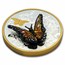 2025 Canada Silver Murano Monarch Butterfly (Box/COA)
