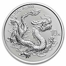 2025 China 1 oz Silver Dragon BU