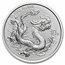 2025 China 1 oz Silver Dragon BU