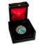 2025 China 150 gram Gold Lunar Colored Snake Proof (w/ Box & COA)