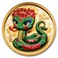 2025 China 2-Coin Gold/Silver Lunar Snake Proof Set w/ Box & COA