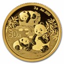 2025 China 3 gram Gold Panda BU (Sealed)
