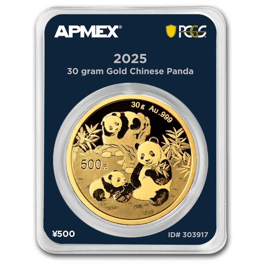 2025 China 30 gram Gold Panda (MD® Premier + PCGS FS Single)