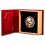 2025 China 30 gram Silver Lunar Snake Proof Blossom Colored Coin