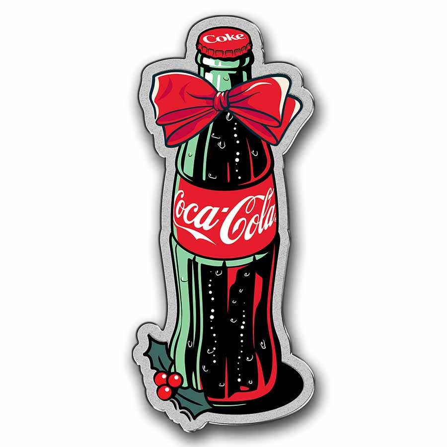 Buy 2025 Coca-Cola 1 oz Silver Holidays Bottle Coin | APMEX