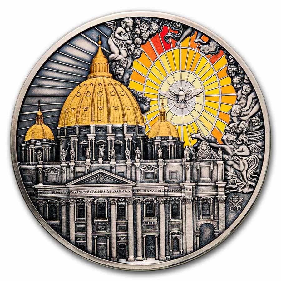 2025 Congo 1 kilo Silver Antique P. De Greef: Vatican