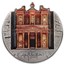 2025 Cook Isl 5 oz Ag Rose City: Petra Al-Khazneh MS-70 PCGS FDI