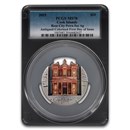 2025 Cook Isl 5 oz Ag Rose City: Petra Al-Khazneh MS-70 PCGS FDI