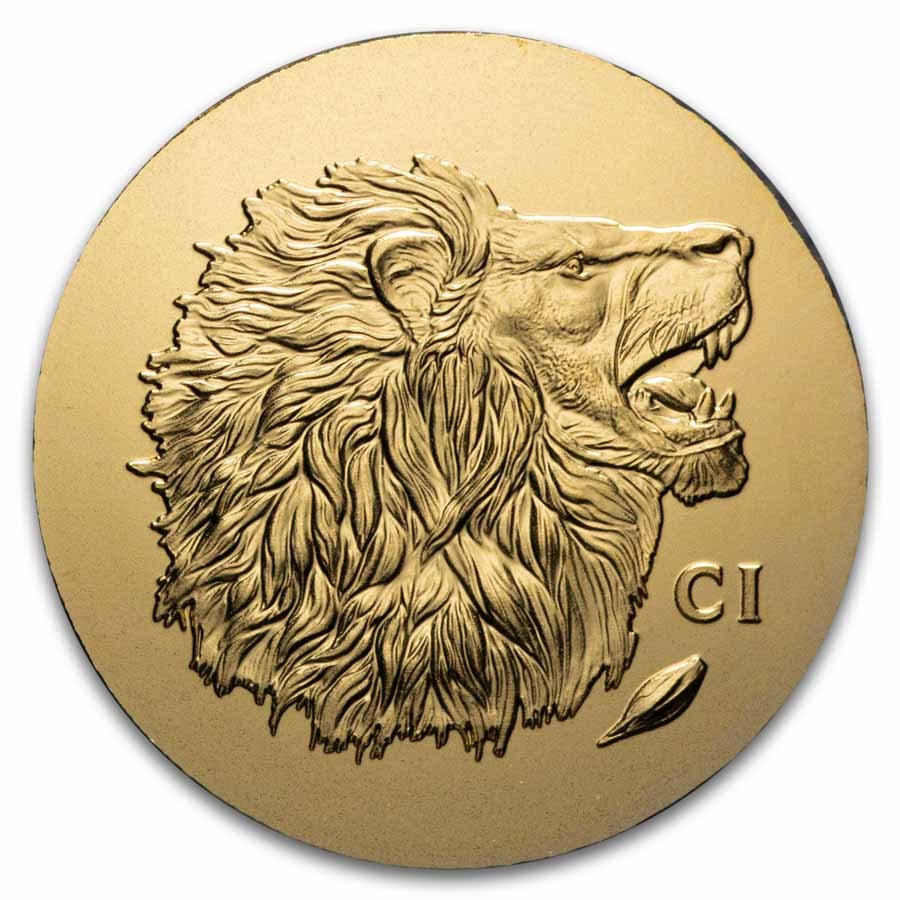 2025 Cook Islands 1/2 gram Gold Leon (with COA)
