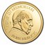 2025 Cook Islands 1/2 gram Gold Proof In Memoriam Pope Francis