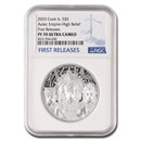 2025 Cook Islands 1 oz Silver Aztec Empire PF-70 NGC (FR)
