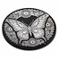 2025 Cook Islands 1 oz Silver Black Proof Butterfly (Box & COA)