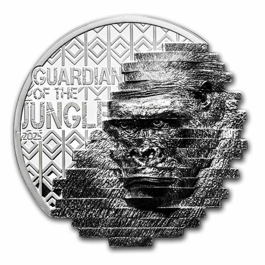 2025 Cook Islands 2 oz Silver Reconstruction: Gorilla Proof