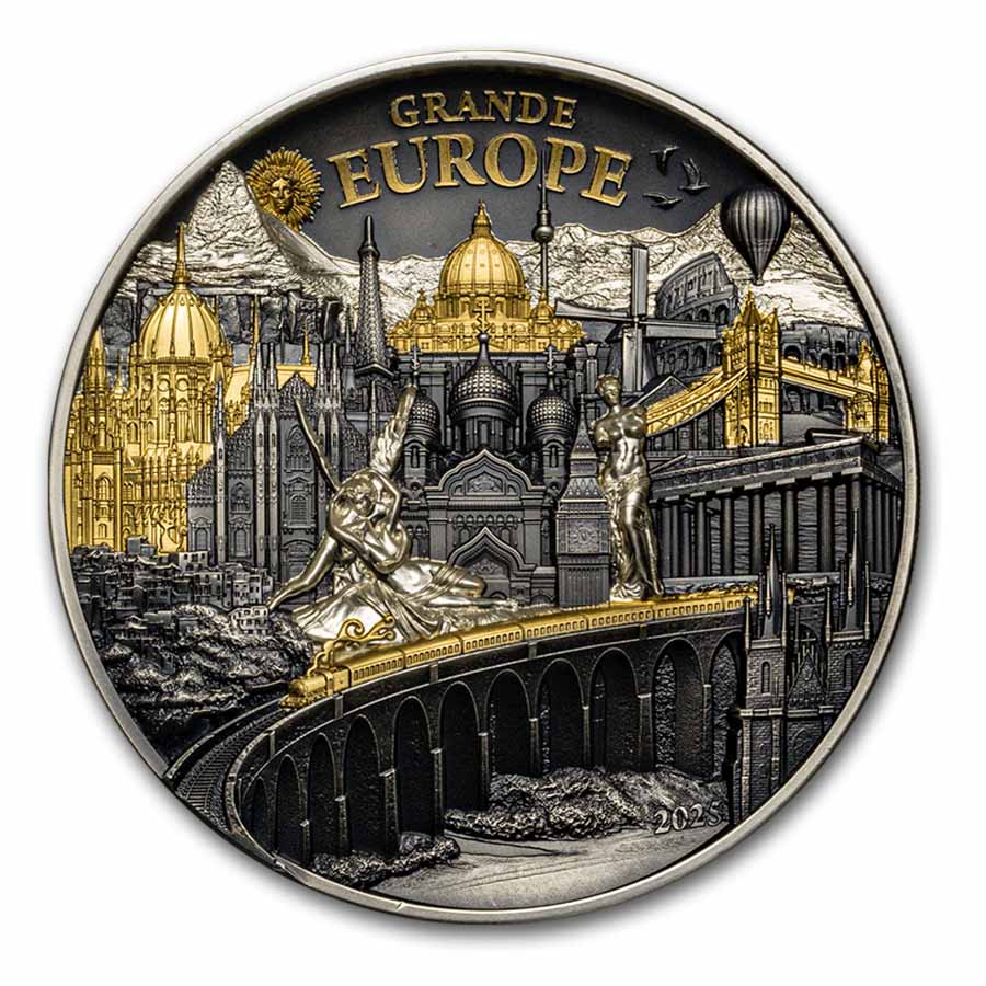 2025 Cook Islands 3 oz Silver Hidden Treasure: Grande Europe | eBay
