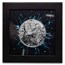 2025 Cook Islands 3 oz Silver Proof Silver Bursts Rhino