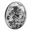 2025 Cook Islands 5 oz Silver Samurai (with Box & COA)
