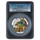 2025 Cook Islands 5 oz Silver Topography: Yellowstone PR-70 PCGS