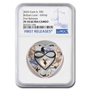 2025 Cook Islands Silver Brilliant Love Infinity PF-70 NGC (FR)