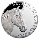 2025 Croatia 1 oz Silver Croatian Coldblood (Horse) BU