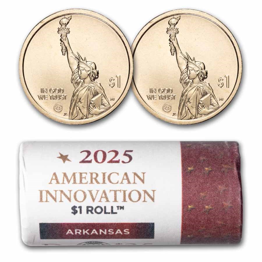 2025-D American Innovation $1 Navy Frigate 25-Coin Roll (AR)