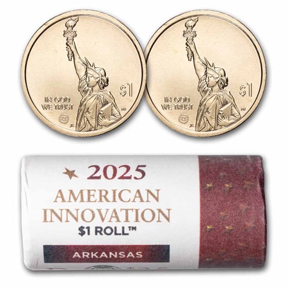 2025-D American Innovation $1 Navy Frigate 25-Coin Roll (AR) 2025-D American Innovation $1 Navy Frigate 25-Coin Roll (AR)